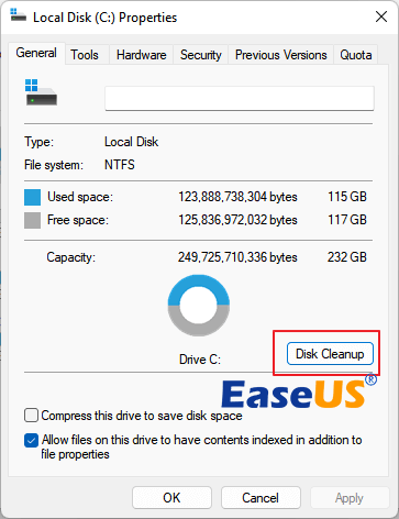 Clean temporary files to improve Windows 11 performance