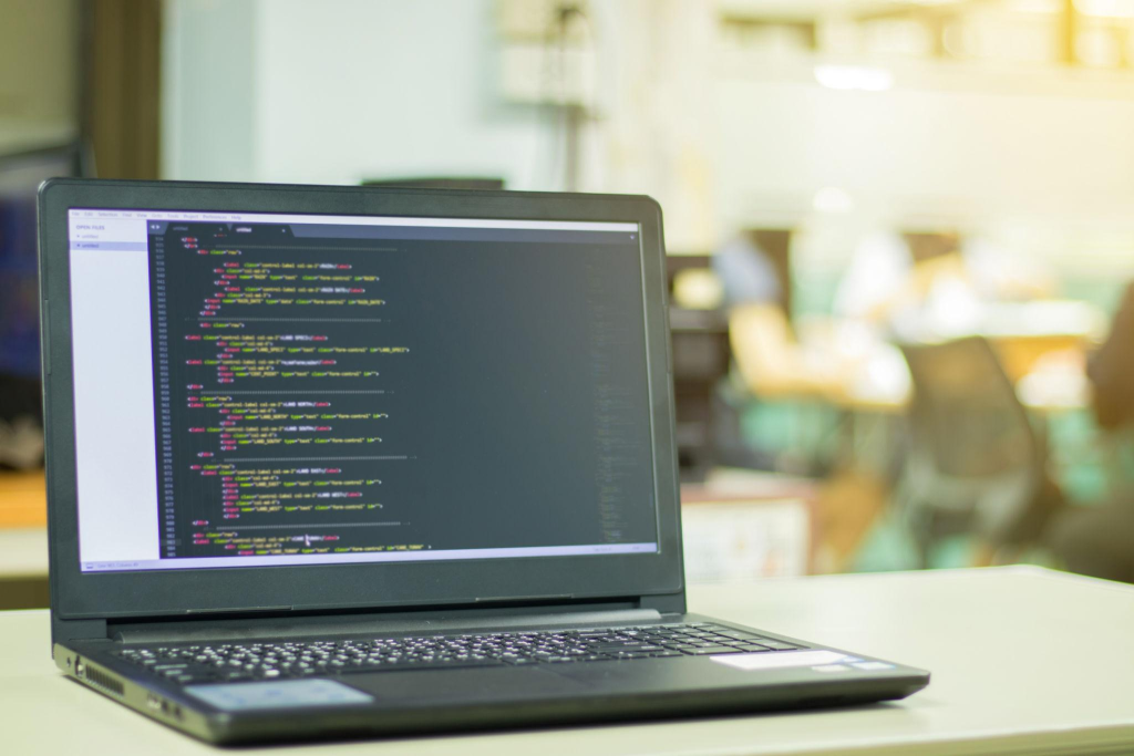 The computer that developers use in programming to develop websites with php language, JavaScript language.